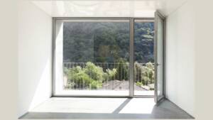 Aluminium casement doors